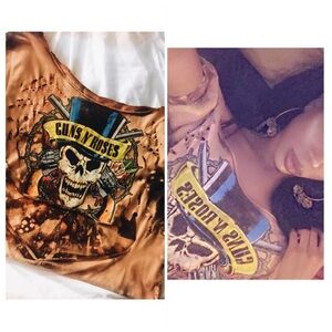 🔫Guns N' Roses distressed tee 🌹